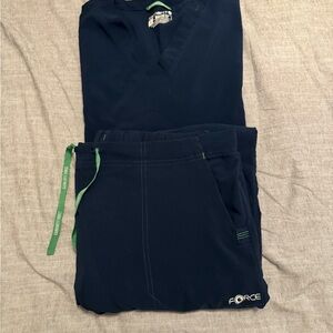 Carhartt Force Navy Scrub Set